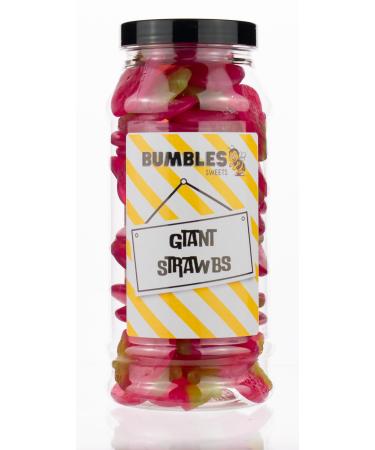 Giant Strawbs Strawberry Sweets Gift Jar