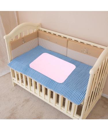 DOITOOL Portable Baby Changing Pad - Washable Cotton Waterproof Non-Slip Travel Diaper Bag in Pink Rose | Eco-Friendly Baby Essentials - Buy Online on GoSupps.com