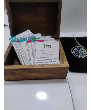 72 Names of God Meditation Cards - Wooden Deck for Spiritual Growth | International Shipping Available - Buy Online on GoSupps.com