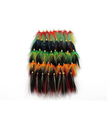 Tigofly 40pcs Cone Head Tube Fly Set | Best Streamer Flies for Salmon Trout & Steelhead Fishing - Premium Lure Patterns - Buy Online on GoSupps.com