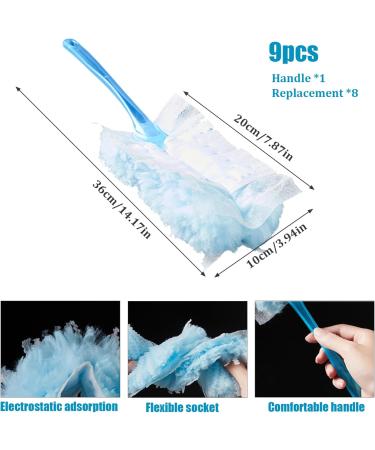 8 PCS Duster Refill Microfibre Dusters Refills Electrostatic Adsorption Dusting Tools Disposable Replacement Dusters for Home Office Cleaning Supplies - Buy Online on GoSupps.com