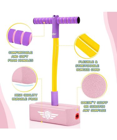 Superwinky Pink Pogo Stick for Kids Age 3-12 | Best Gifts for Girls 3-12 Years Old - Buy Online on GoSupps.com