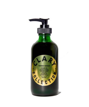 CLARY COLLECTION Renew + Repair Oil Light Avocado Healing Formula for Men Women & Children Certified Non-Toxic Natural & Organic Plant-Based Formula All Ages & Skin Types - 8 Fl Oz 8 Fl Oz (Pack of 1)