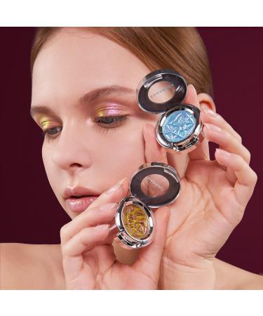 CHARMACY Duochrome Insane Shifters Chameleon Eyeshadow - High-Impact Metallic Eye Look - 100% Vegan & Cruelty Free - 1.9g - Buy Online on GoSupps.com