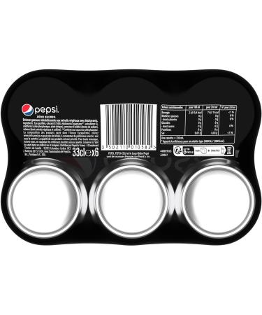 Pepsi Zero 6x33cl Packaging May Vary  - Buy Online on GoSupps.com