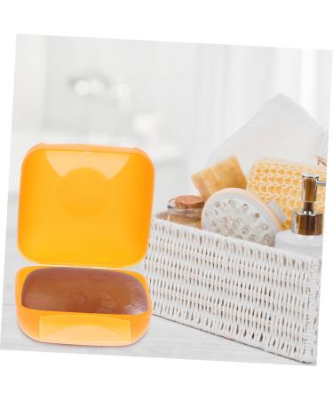 Healeved 4pcs Box Bathroom Soap Dish Soap Savers Case Container Soap Dish Holder Soap Dish with Lid and Drainage Soap Dish Case Draining Soap Saver Soapdish Handmade Soap Travel Soap Box 7.00X7.00X4.00CM As Shown - Buy Online on GoSupps.com