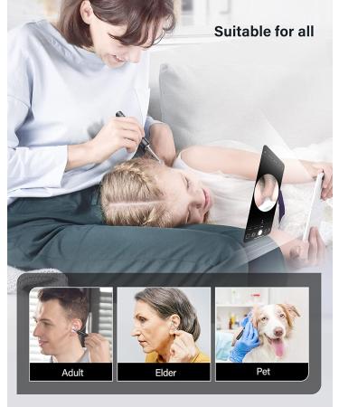 BEBIRD C3 Ear Wax Removal Tool with 1080P HD Otoscope & 6 LED Light | Ear Cleaner & Camera Kit for iOS/Android - Black - Buy Online on GoSupps.com