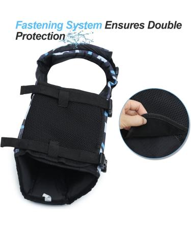 Vivaglory Ripstop Dog Rescue Vest for Small & Medium Dogs - Enhanced Buoyancy & Visibility - Camouflage Size S (43-53cm Chest) - Ideal for Water Activities - Buy Online on GoSupps.com