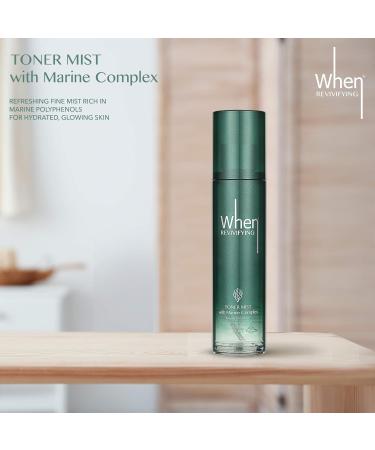 Revivifying Refreshing Hydrating Toner Mist - Marine Complex Korean Skincare for Wrinkles & Fines - 125ml/4.2 fl.oz - Buy Online on GoSupps.com