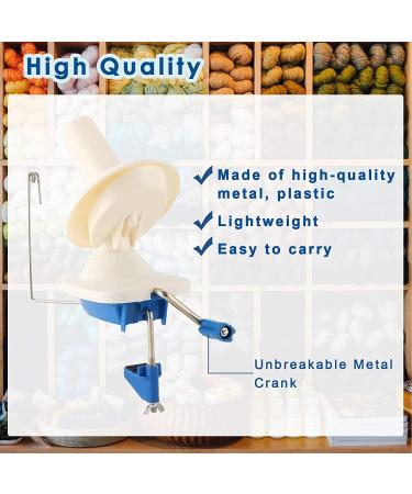FLKQC Hand-Operated Yarn Ball Winder for Swift Yarn Winding - Buy Online on GoSupps.com