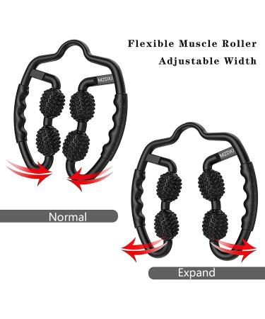 POUNDSAYA Muscle Roller Massage Roller Cellulite Roller Foam Roller Trigger Point Muscle Roller for Calves Leg Arms Deep Tissue fit roll Massager fitroll Muscle Roller (Black) - Buy Online on GoSupps.com