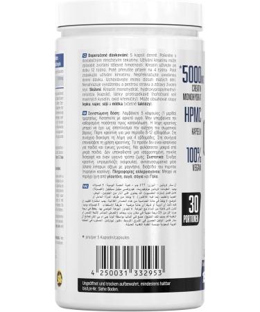 All Stars Creatine Mega Caps - High-Purity Vegan Creatine Monohydrate Supplement | 150 Capsules 1000mg Each | Sugar-Free Gelatin-Free - Buy Online on GoSupps.com