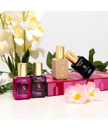 Nisara Long Lasting Women Perfume Gift Set 4x15ml for Christmas & New Year with | Travel & Pocket friendly perfume kit for all occasions | Gift For Sister Wife Friend Girlfriend & Mother - Buy Online on GoSupps.com
