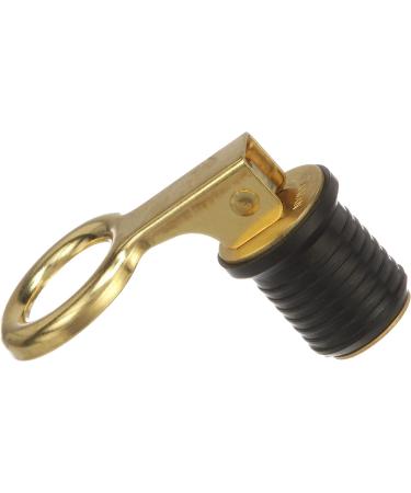 Attwood 7524A7 Snap-Handle Drain Plug - 1 Diameter, Brass Handle, Rubber Plug - Buy Online on GoSupps.com