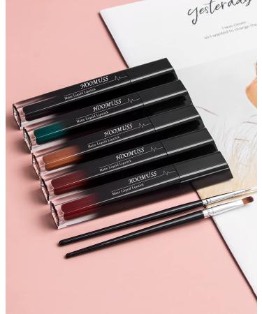 HOOMUSS Black Lipstick - Long Lasting Smudge Proof Matte Lipstick for Halloween | Waterproof Gothic Lip Makeup - Vegan & Cruelty Free (Black Swan) - Buy Online on GoSupps.com