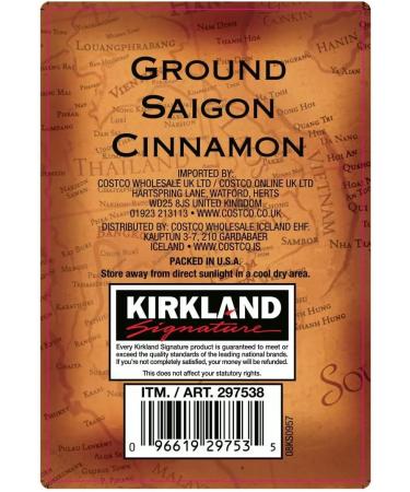 RKBROTHERS Kirkland Signature Ground Saigon Cinnamon 303g Pack of 2 - Buy Online on GoSupps.com