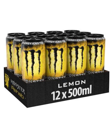 Monster Energy Rehab Lemon & Ultra Gold Bundle - Caffeine-Packed Sugar-Free Energy Drinks (12 x 500 ml) - Refreshing Pineapple Flavor - Buy Online on GoSupps.com