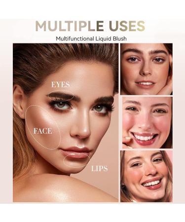 Shimmer Liquid Highlighter Stick - Natural Luminizing Makeup for Face & Body - Long Lasting & Smooth Formula - Buy Online on GoSupps.com