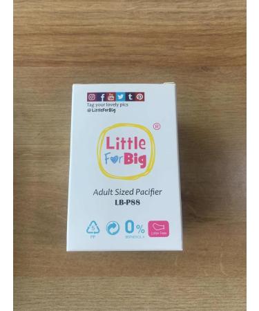 Shop LittleForBig Large Shield Pacifier Gen 3 - Adult Size Candy Gloss Paci Pack - Pink & Green Set for International Shipping - Buy Online on GoSupps.com