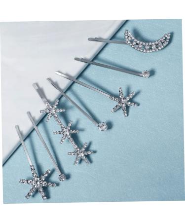 FRCOLOR 2 Sets Fringe Bobby Pin Hair Barrettes for Women Rhinestone Hair Clip Hair Clips Hair Accessories Side Clip Star Hair Clip Rhinestone Barrettes Alloy Wild Issue Card - Buy Online on GoSupps.com