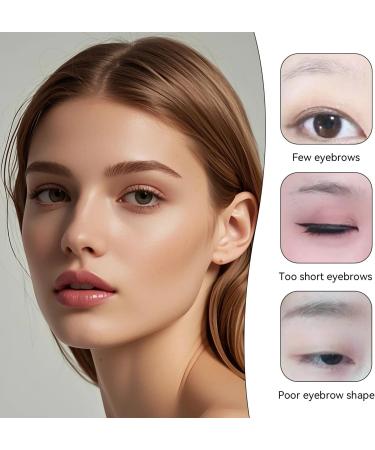  ATBUSS 8 Pcs Artificial Eyebrow Stickers Waterproof Natural Eyebrow Stickers Eyebrow Correction Stickers Suitable for Makeup Party Daily Makeup. - Buy Online on GoSupps.com