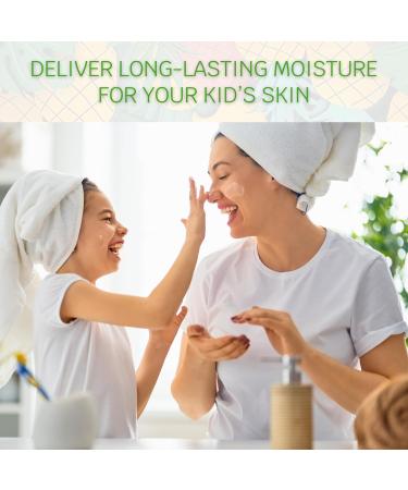 Lather Green Kids Body Lotion Plant Based Gentle Moisturizer with Shea Butter Safe for Sensitive Skin Pineapple Patch 3 Pack (8 oz Each) - Buy Online on GoSupps.com