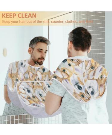 Beard Bib Apron - Non-Stick Waterproof Beard Hair Catcher for Men | Ideal Grooming Cape for Shaving & Trimming - Buy Online on GoSupps.com