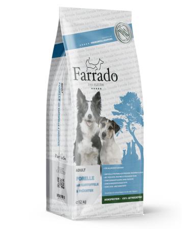 Gluten-free & gluten-free dog food – Trout croquettes with for your dog from farrado (12kg)