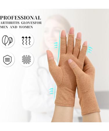 2 Pairs Fingerless Compression Gloves for Hand Care | Carpal Tunnel Relief & Daily Comfort - Ideal for Typing & Office Use - Buy Online on GoSupps.com