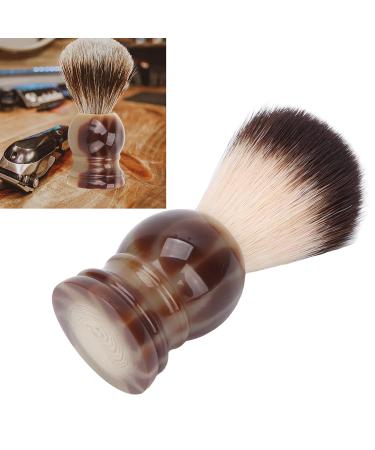Premium Men's Shaving Brush with Resin Grip | Portable & Stylish Beard Rasier Brush for Facial Care at Home & Travel - Buy Online on GoSupps.com