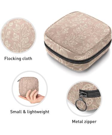 Floral Patterns Sanitary Napkin Storage Bag - Portable Period Pouch for Women and Teens - Multi-colored 11 - Buy Online on GoSupps.com