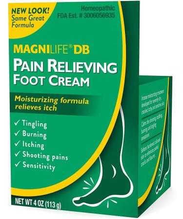 Magni Life DB Pain Relieving Foot Cream 4 Ounce Each (2)