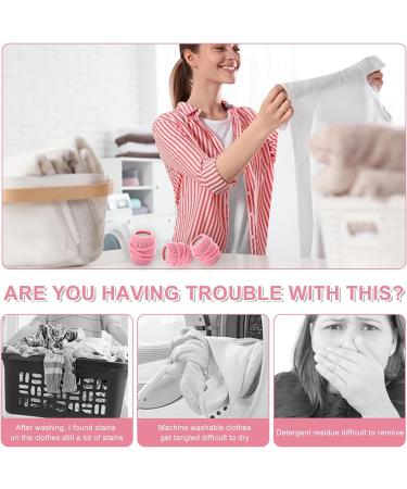 Pack of 3 Washing Balls for Washing Machine Washing Ball Dryer Ball Washing Ball for Washing Machine Dryer Balls for Tumble Dryer Reusable for Home Clothing Cleaning (Pink Green Light Green) Pink + Green + Light Green - Buy Online on GoSupps.com