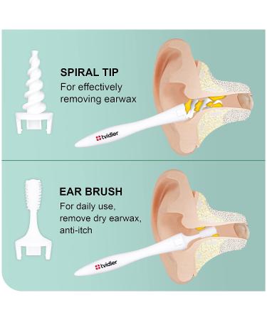Tvidler Pro Ear Wax Removal Extra Heads - Reusable Medical Grade Silicone - Safely Removes Ear Wax - Fits Tvidler Pro Device - Enhance Hygiene & Clean Ears - Buy Online on GoSupps.com