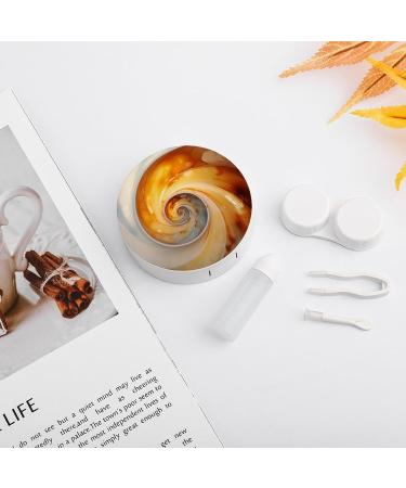 Snail Shell Contact Lens Case with Mirror | Cute Portable Travel Kit for Eye Contacts - Buy Online on GoSupps.com