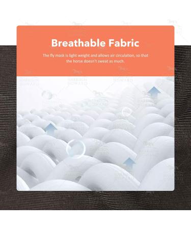 Harrison Howard Super Comfort Stretchy Fly Mask - Large Eye Space UV Protection & Breathability | Medium Spring Printing - Buy Online on GoSupps.com