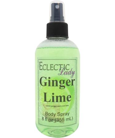 Ginger Lime Body Spray 8 ounces Body Mist for Women with Clean Light & Gentle Fragrance Long Lasting Perfume with Comforting Scent for Men & Women Cologne with Soft Subtle Aroma For Daily Use 8 Fluid Ounces