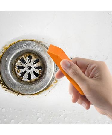fanelod Stain Remover Eraser Rust Remover For Stainless Steel Stainless Steel Scratch Remover - Stainless Steel Stain Remover Traceless Rubber Rust Remover Eraser For Kitchen Sinks Orange1 - Buy Online on GoSupps.com