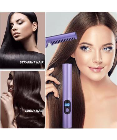 Wireless Hair Straightener Comb & Curling Wand - Three-Level Temperature Hair Waver for Salon-Quality Styling - Buy Today - Buy Online on GoSupps.com