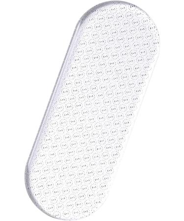 Glass Foot File Callus Remover Glass Callus Remover | Dry Heels Clear Foot File Pedicure Kit in-Shower Foot Scrubber Pedicure Helper for Smoothing Soft Feet - Buy Online on GoSupps.com