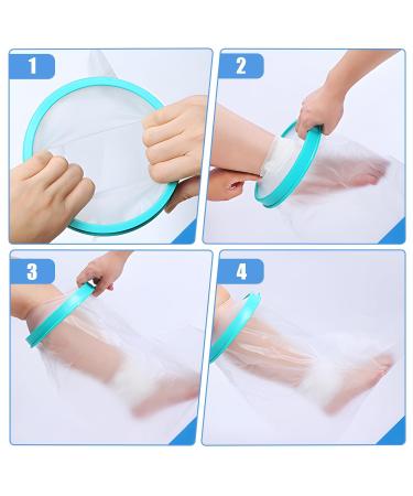 Waterproof Leg Protection for Showers | Reusable Elastic Cover for Wounds | 100cm Plaster Protection for Bathing - Buy Online on GoSupps.com