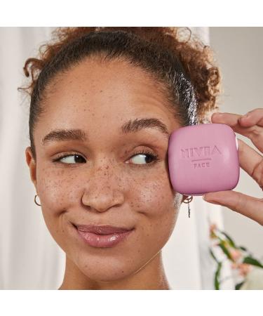 Nivea MagicBar Solid Facial Cleaning Make-Up Remover 75g | Firm Natural Cleanser for Face Eyes & Lips | Black Tea & Tea Tree Extract | Certified Natural Cosmetics - Buy Online on GoSupps.com