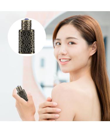 minkissy Metal Essential Oil Bottle Eye Middle Eastern Perfume Bottle Travel Bottle Aromatherapy Container Glass Travel Spray Bottle Perfume Sprayer Shell Metal Alloy Miss Essential Oil Box Green Patina - Buy Online on GoSupps.com