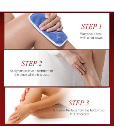 3-Pack Krampfade Cream for Legs | Varicose Veins Relief | All Skin Types | Arm & Feet Care - Buy Online on GoSupps.com