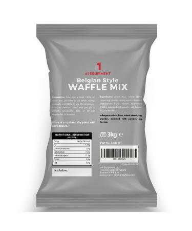 Belgian Style Waffle Mix - Waffle Mixture 3KG Bag