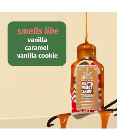 Hempz Mini Toasted Vanilla Caramel Body Lotion - Moisturizer for Men & Women | Holiday Gifts | 2.25 oz - Buy Online on GoSupps.com
