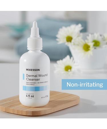 Buy McKesson Dermal Wound Cleanser - Non-Sterile Rinse-Free Non-Cytotoxic - 4 fl oz for Fast International Shipping - Buy Online on GoSupps.com