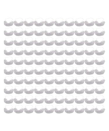 100pcs Disposable Nylon Elastic Breathable Beard Guards - Latex Beard Protector Nets (White) for International Shipping - Buy Online on GoSupps.com