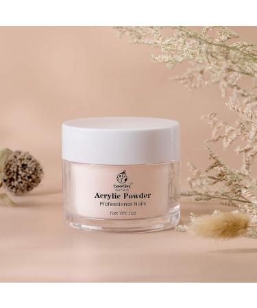 Beetles Professional Peach Nude Acrylic Nail Powder 2 Oz - Monomer-Free 2 Ounce Acrylic Nail Liquid - Pack of 1 - Buy Online on GoSupps.com