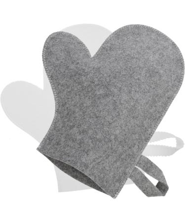 Toddmomy 6pi ces Gants De Gommage Exfoliants Feutre Lot pour Sauna Et Bain limination des Peaux Mortes Gris Et Blanc 3 - Buy Online on GoSupps.com